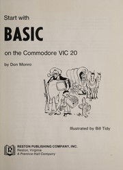 Start with BASIC on the Commodore VIC 20 /