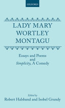 Essays and poems and Simplicity, a comedy /