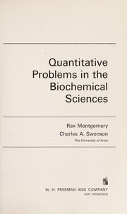 Quantitative problems in the biochemical sciences /