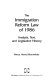 The Immigration Reform Law of 1986 : analysis, text, and legislative history /