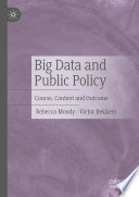 Big Data and Public Policy : Course, Content and Outcome /