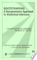 Bootstrapping : a nonparametric approach to statistical inference /