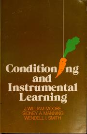 Conditioning and instrumental learning : a program for self-instruction /