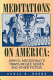 Meditations on America : John D. MacDonald's Travis McGee series and other fiction /