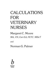 Calculations for veterinary nurses /