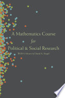 A mathematics course for political and social research /