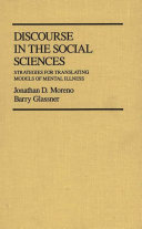 Discourse in the social sciences : strategies for translating models of mental illness /