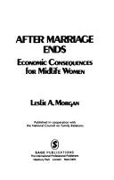 After marriage ends : economic consequences for midlife women /