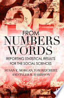 From numbers to words : reporting statistical results for the social sciences /