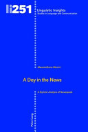 A day in the news : a stylistic analysis of newsspeak /