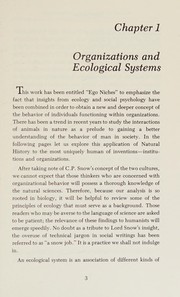 Ego niches : an ecological view of organizational behavior /