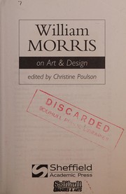 William Morris on art & design /