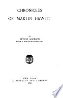 Chronicles of Martin Hewitt /