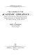 The career of the academic librarian ; a study of the social origins, educational attainments, vocational experience, and personality characteristics of a group of American academic librarians /