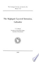The Kiglapait layered intrusion, Labrador /