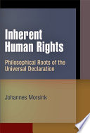 Inherent human rights : philosophical roots of the universal declaration /