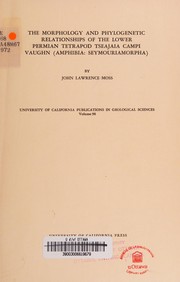 The morphology and phylogenetic relationships of the Lower Permian tetrapod Tseajaia campi Vaughn (amphibia: Seymouriamorpha).