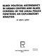 Black political ascendancy in urban centers, and Black control of the local police function : an exploratory analysis /