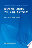 Local and Regional Systems of Innovation /
