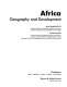 Africa, geography and development /