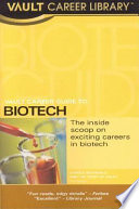 Vault career guide to biotech /