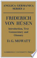 Friedrich Von Husen, introduction, text commentary and glossary /