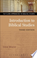 Introduction to biblical studies /