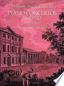 Piano concertos : nos. 17-22 in full score, with Mozart's cadenzas for nos. 17-19, from the Breitkopf & Härtel complete works edition /