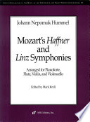 Mozart's Haffner and Linz symphonies /