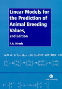 Linear models for the prediction of animal breeding values /