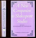 A new companion to Shakespeare studies /