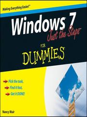 Windows 7 just the steps for dummies /