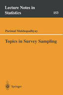 Topics in survey sampling /