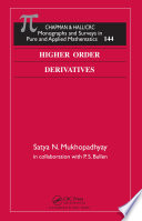 Higher order derivatives /