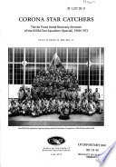 Corona star catchers : the Air Force aerial recovery aircrews of the 6593d Test Squadron (Special), 1958-1972 /