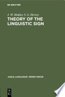 Theory of the Linguistic Sign /