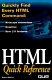 HTML quick reference /