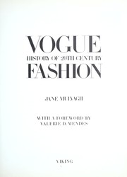 Vogue history of 20th century fashion /