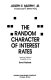 The random character of interest rates : applying statistical probability to the bond markets /