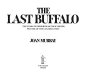 The last buffalo : the story of Frederick Arthur Verner, painter of the Canadian West /