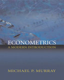Econometrics : a modern introduction /
