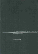 Construction economics : a new approach /