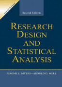 Research design and statistical analysis /