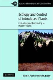 Ecology and control of introduced plants /