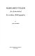 Margaret Fuller : an annotated secondary bibliography /