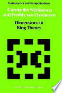 Dimensions of ring theory /