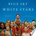 Blue sky white stars /