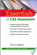 The essentials of CAS assessment /