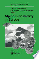 Alpine Biodiversity in Europe /