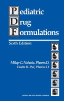 Pediatric drug formulations /